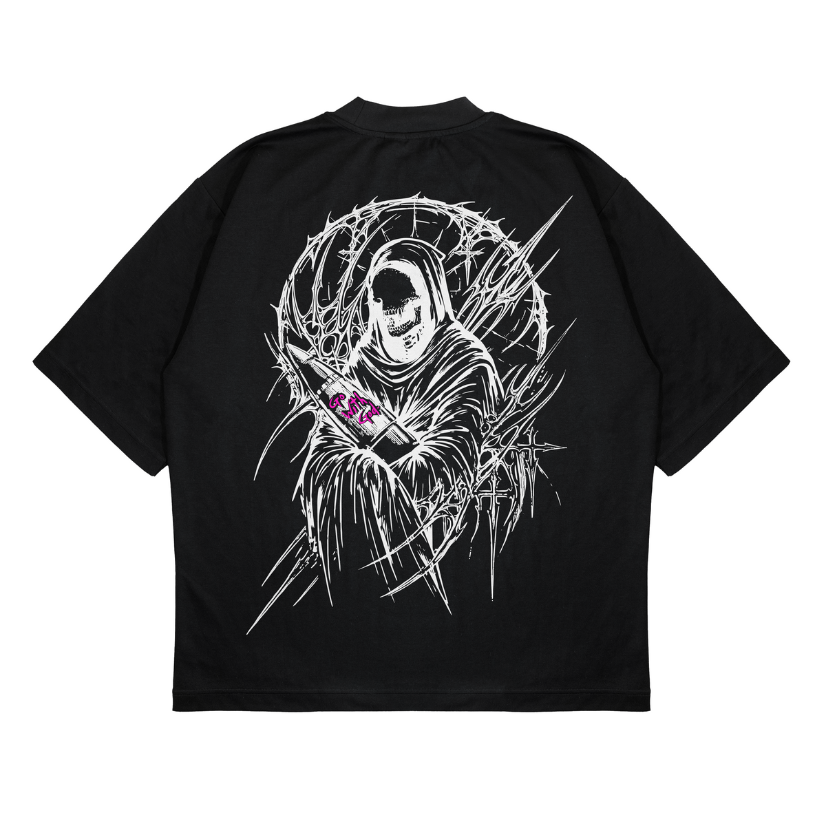 Whitephos Tee | Omen – NeverFuckingQuit