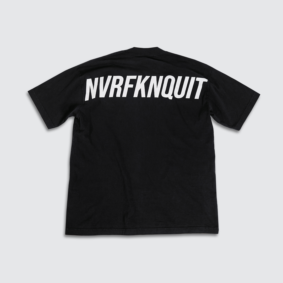 NVRFKNQUIT - Black - Oversized