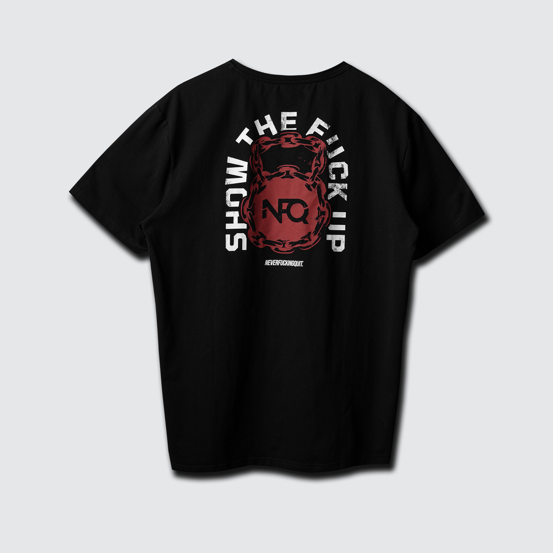 Performance Tee - Show Up Black/Red