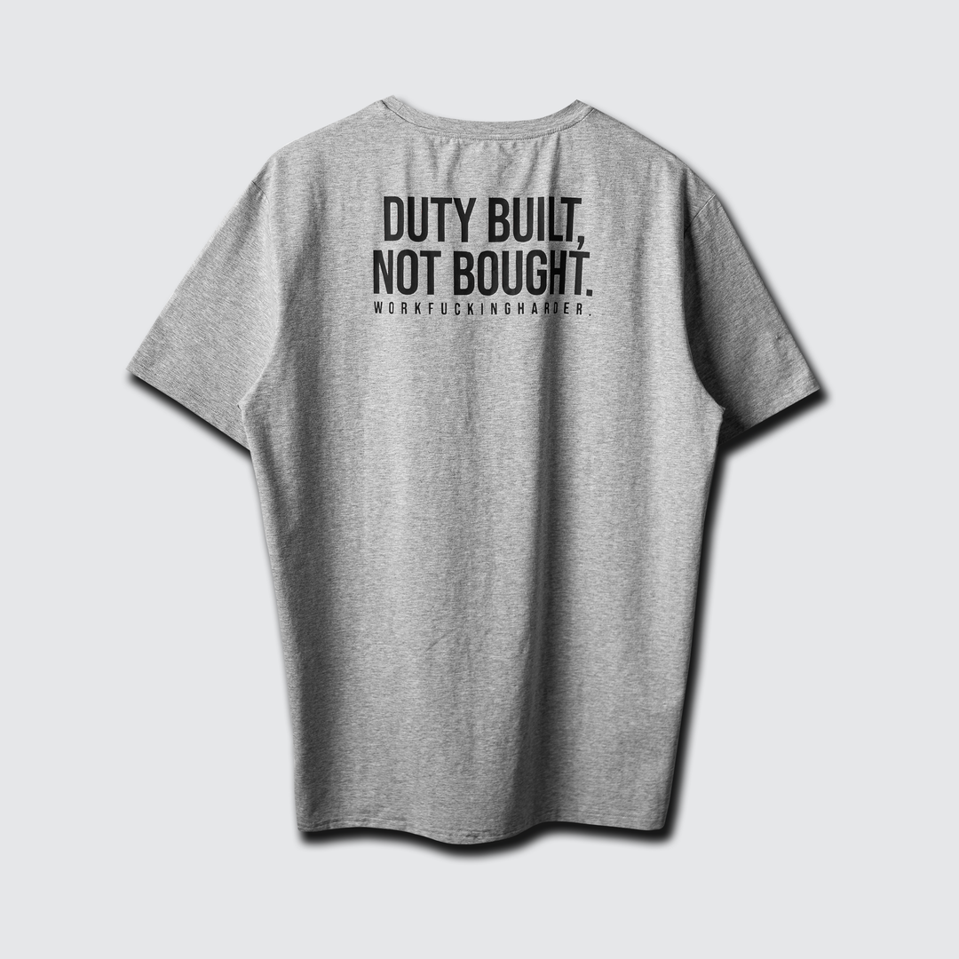 Performance Tee - Duty Built Heather Grey/Black