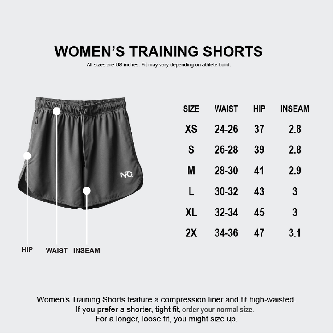 Women's Bruised Training Shorts