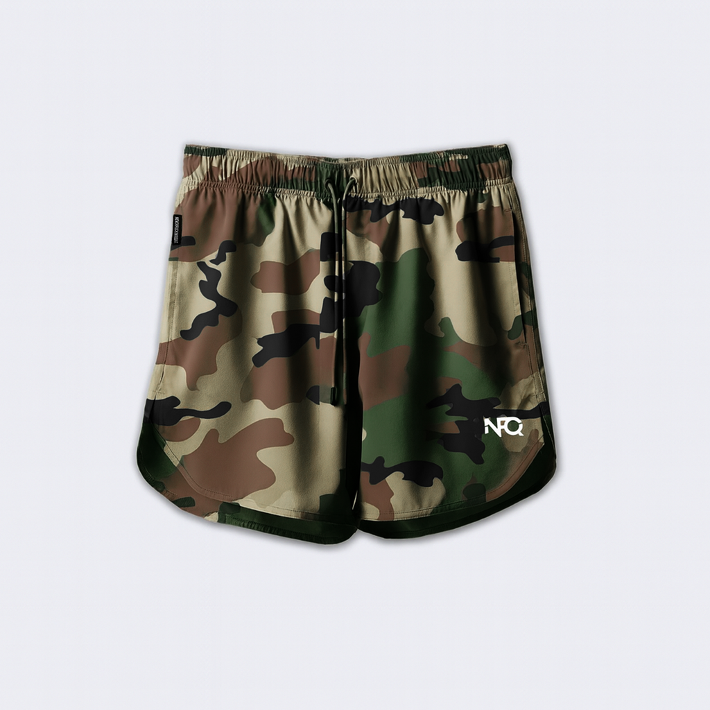 NFQ Training Shorts | M81 Woodland – NeverFuckingQuit