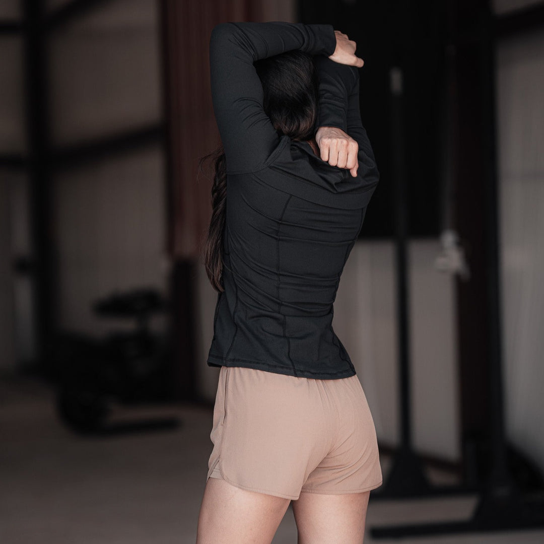 Women's Coyote Brown Training Shorts