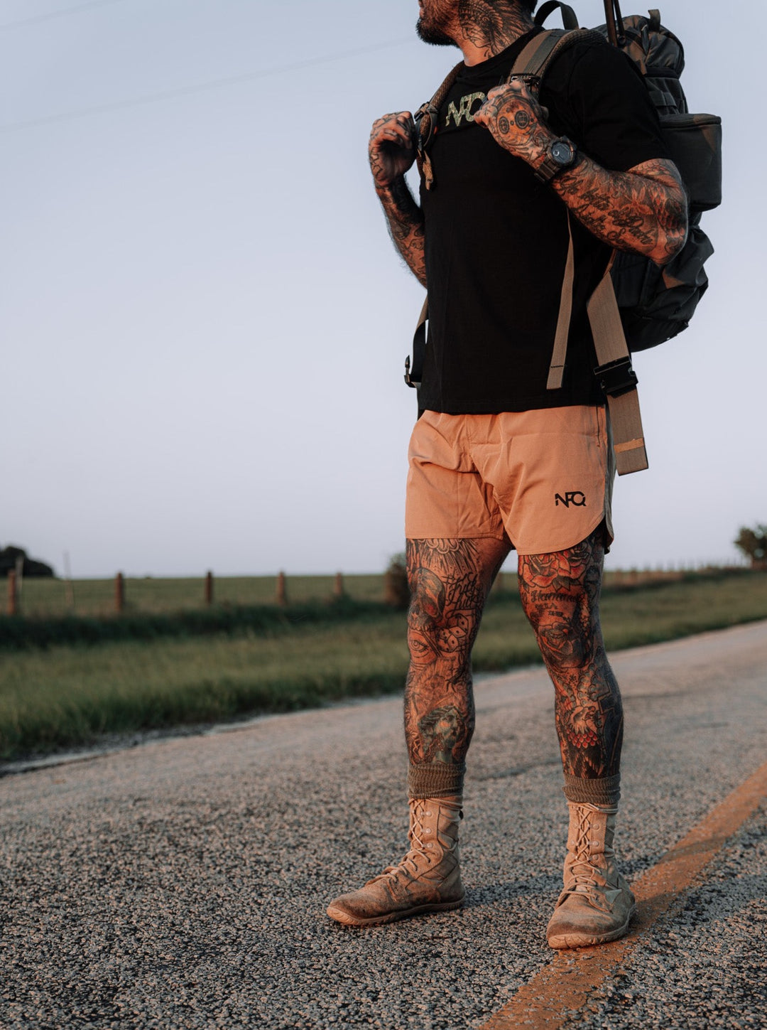 Coyote Brown Training Shorts