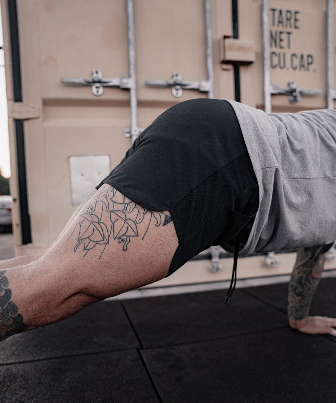 Mesh Black Training Shorts