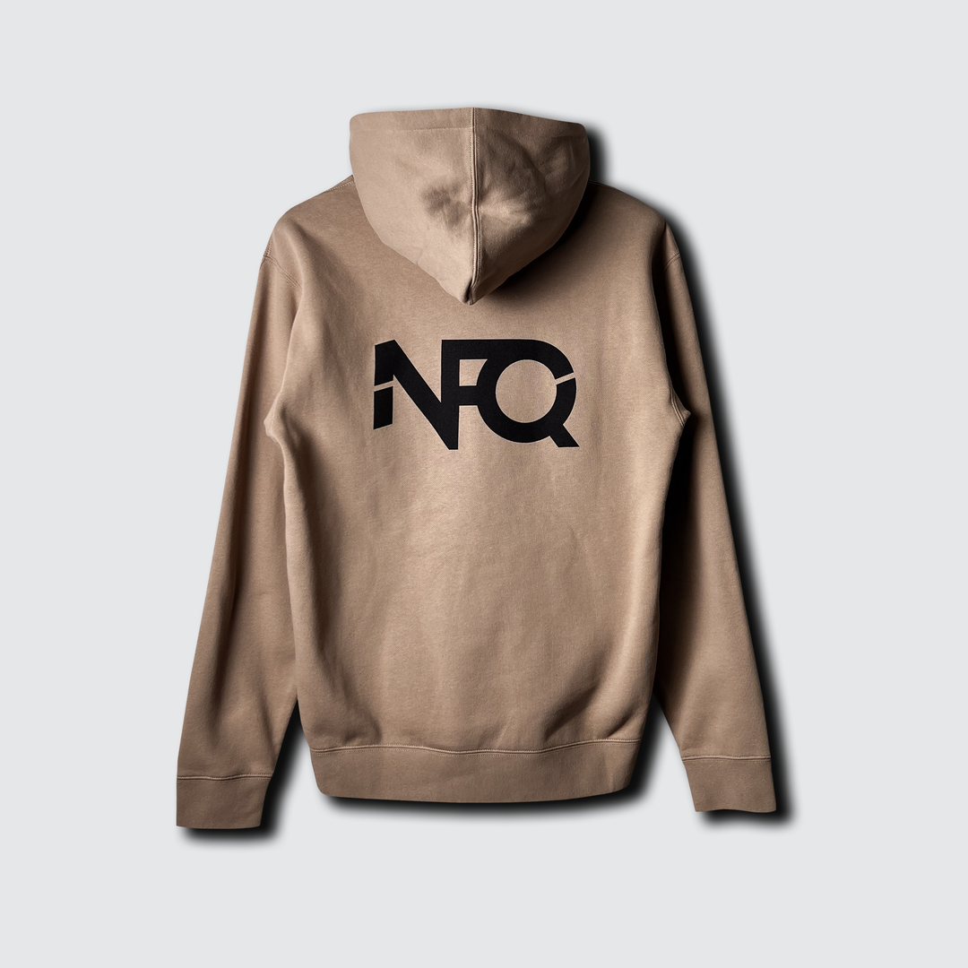 Basic Hoodie - Never Quit  - Coyote