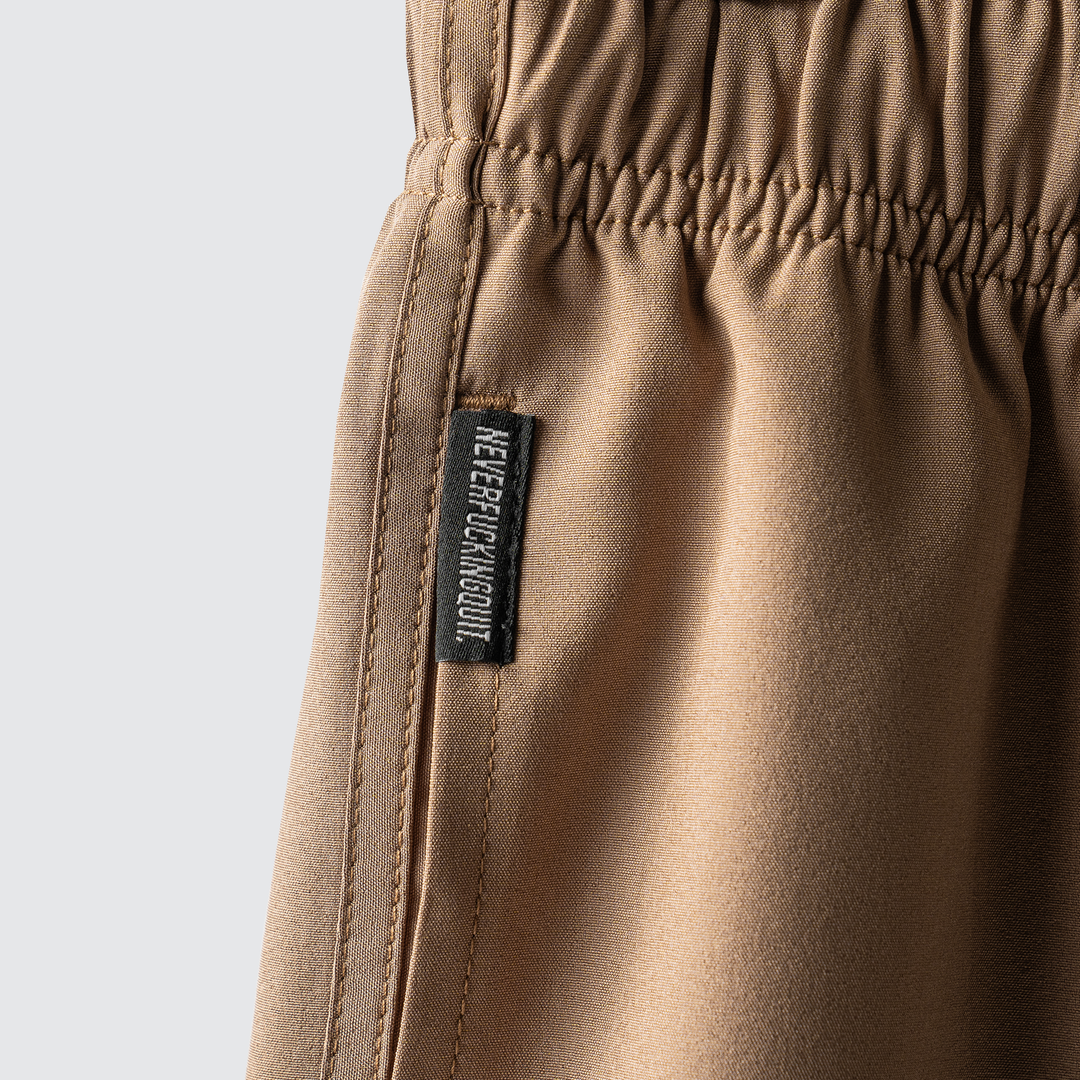 Women's Coyote Brown Training Shorts