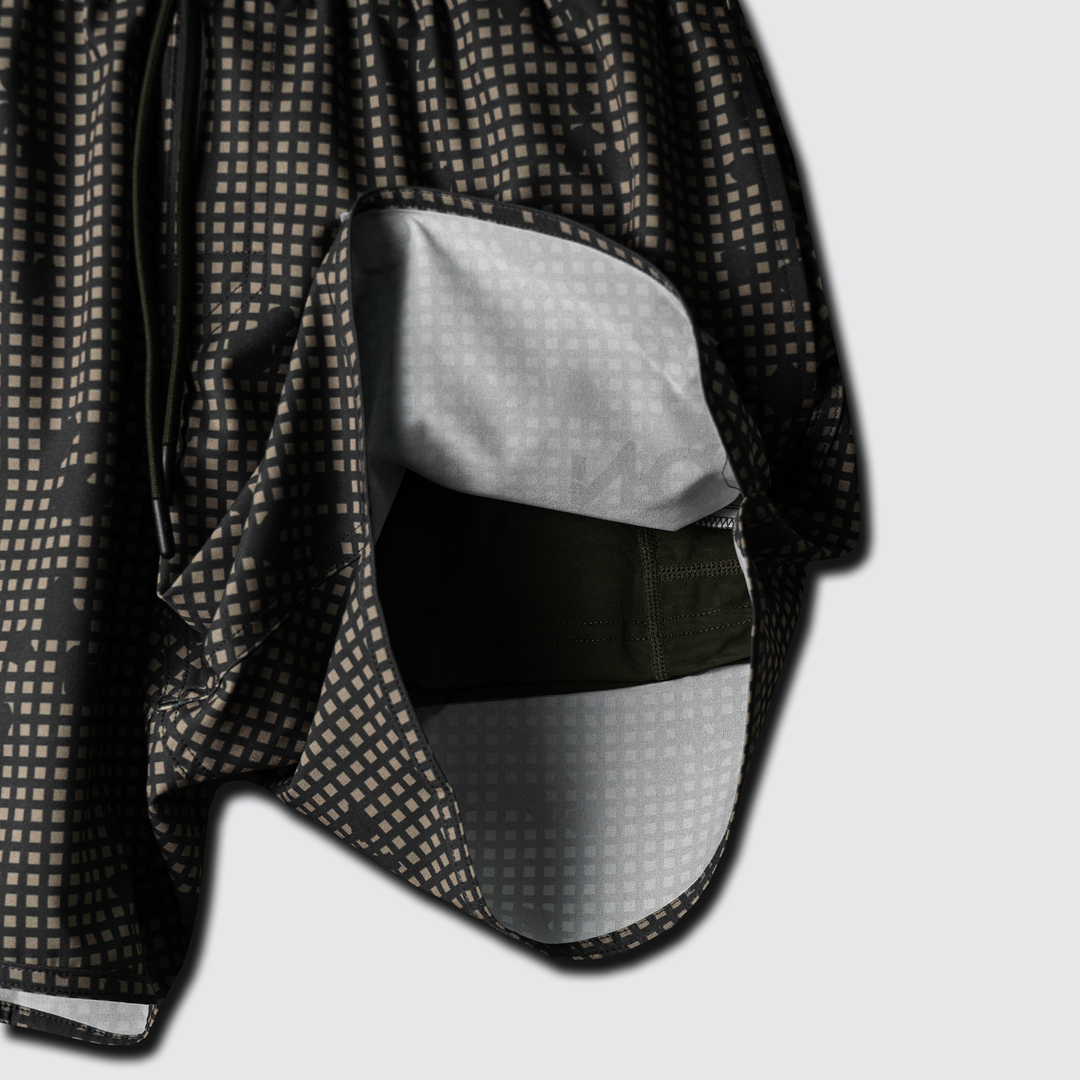 Covert Sprint Shorts - Digital Night Camo