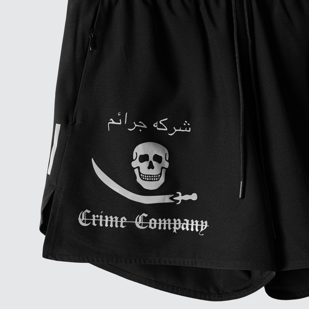 Covert Sprint Shorts - Black Flag Crime Co. Collab