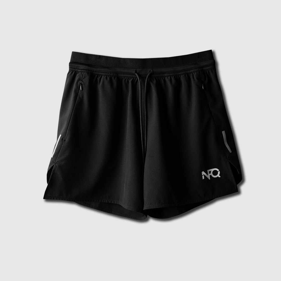 【HI FI FNK】Snap Wide Bermuda Shorts NFQ Covert Sprint Shorts | Black – NeverFuckingQuit