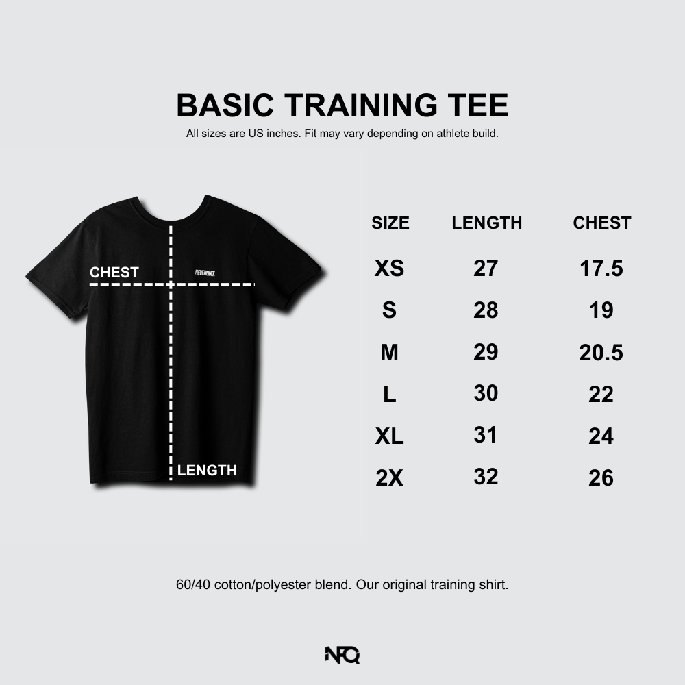 Basic Training Tee - Never Fucking Quit Crusade