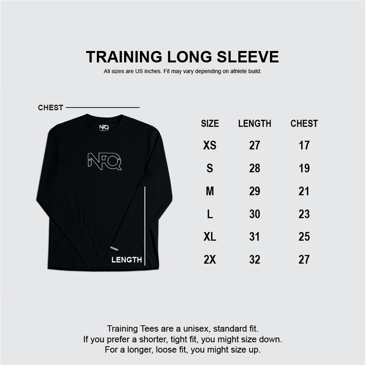 Training Long Sleeve - Trace White/Black